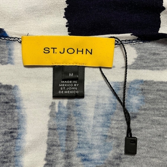 ST. JOHN Yellow Label Jersey Knit Rayon Spandex Sleeveless Tank NWOT US SZ M - Picture 5 of 10
